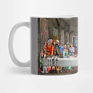 The last graffiti supper Mug